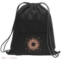 Boho Sun Illustration Sweatshirt Cinch Pack Bag thumb 0