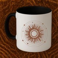 Boho Sun Illustration Coffee Mug thumb 2