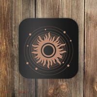 Boho Sun Illustration Coaster thumb 0