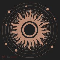 Boho Sun Illustration Tumbler thumb 3