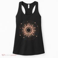 Boho Sun Illustration Women's Tank Top thumb 0