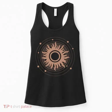 Boho Sun Illustration Women's Tank Top