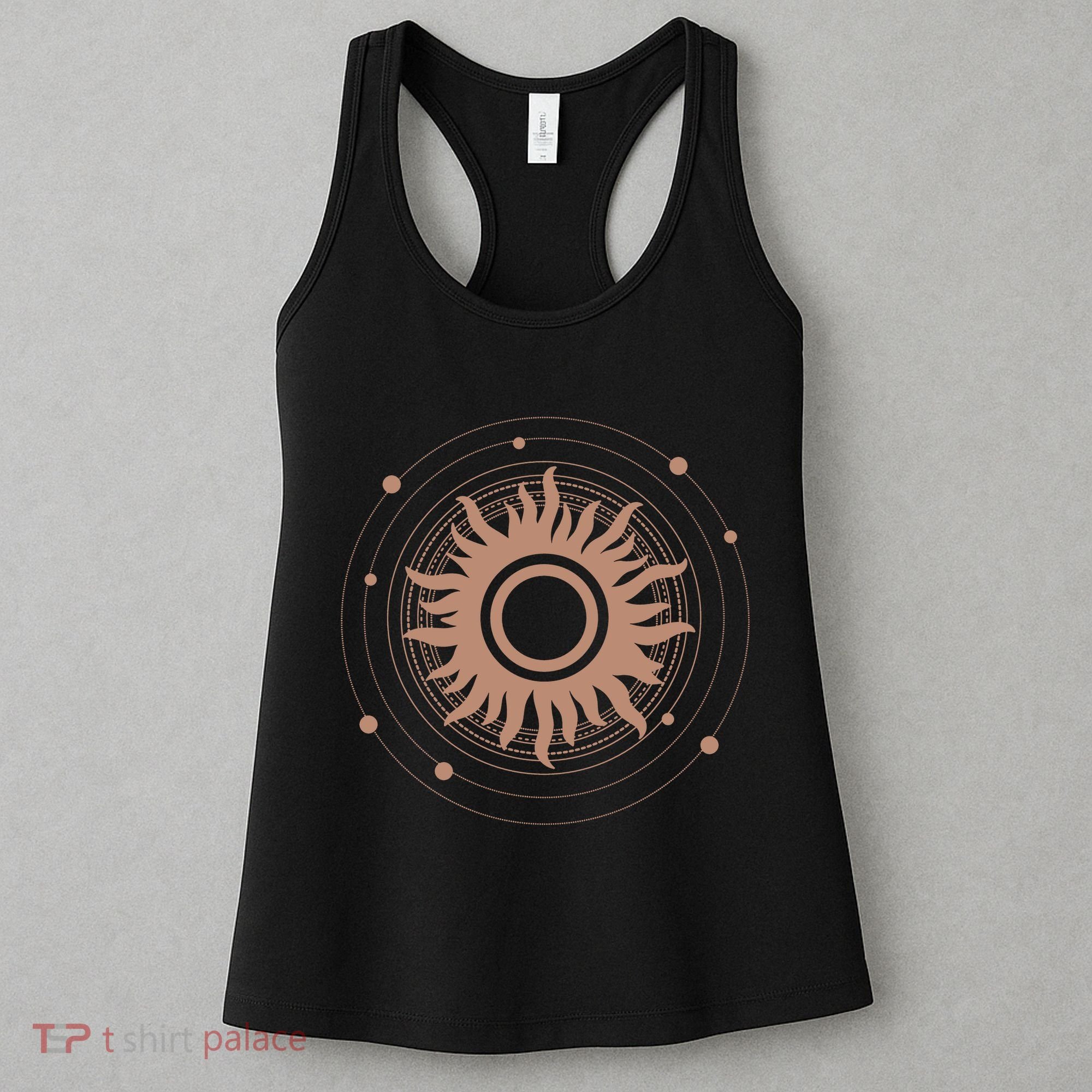 Boho Sun Illustration Women's Tank Top