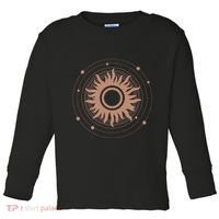 Boho Sun Illustration Toddler Long Sleeve Shirt thumb 0