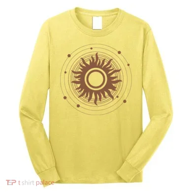 Boho Sun Illustration Long Sleeve Shirt
