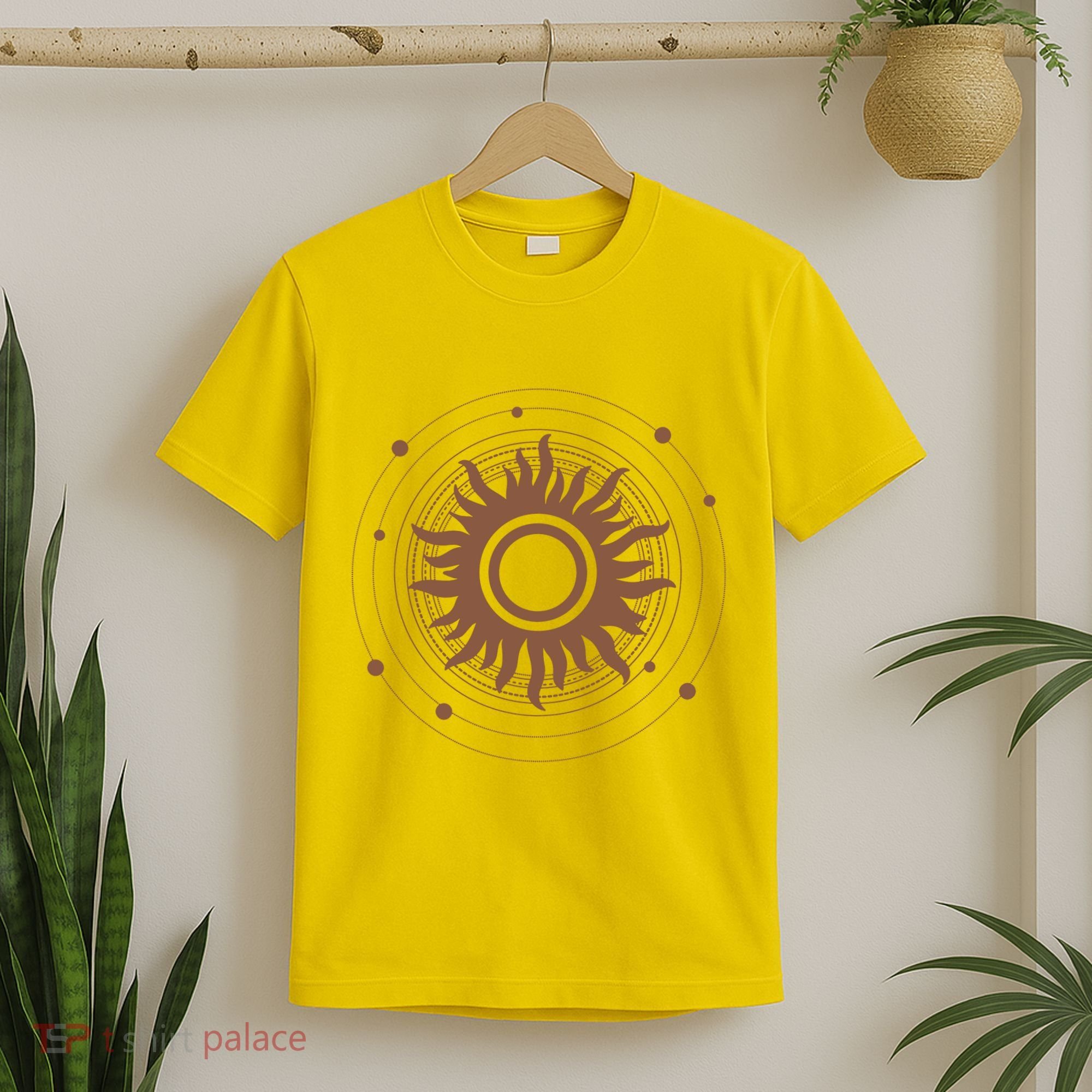 Boho Sun Illustration T-Shirt