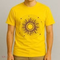 Boho Sun Illustration T-Shirt thumb 3