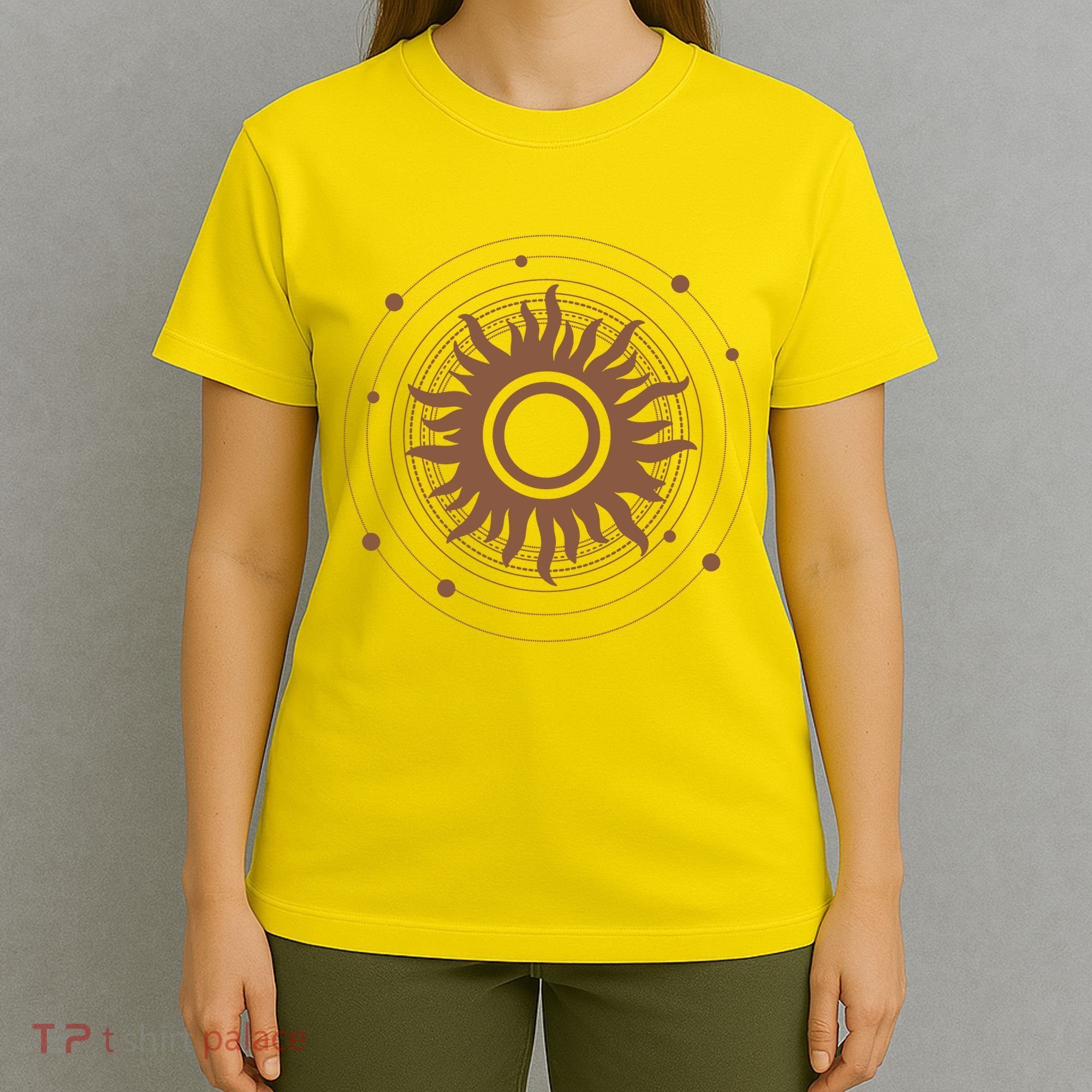 Boho Sun Illustration T-Shirt