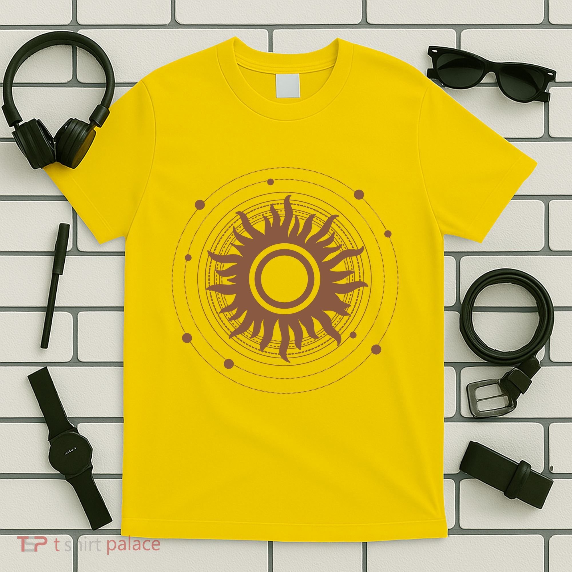 Boho Sun Illustration T-Shirt