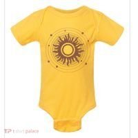 Boho Sun Illustration Baby Bodysuit thumb 0