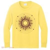 Boho Sun Illustration Kids Long Sleeve Shirt thumb 0