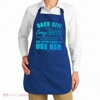 Back Off I Have A Crazy Sister She Has Anger Issues Gift Apron thumb 2