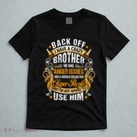 Back Off I Have A Crazy Sister T-Shirt thumb 5