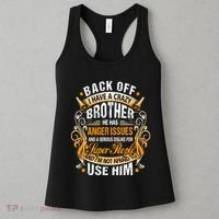Back Off I Have A Crazy Sister Women's Tank Top thumb 3