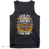 Back Off I Have A Crazy Sister Tank Top thumb 0