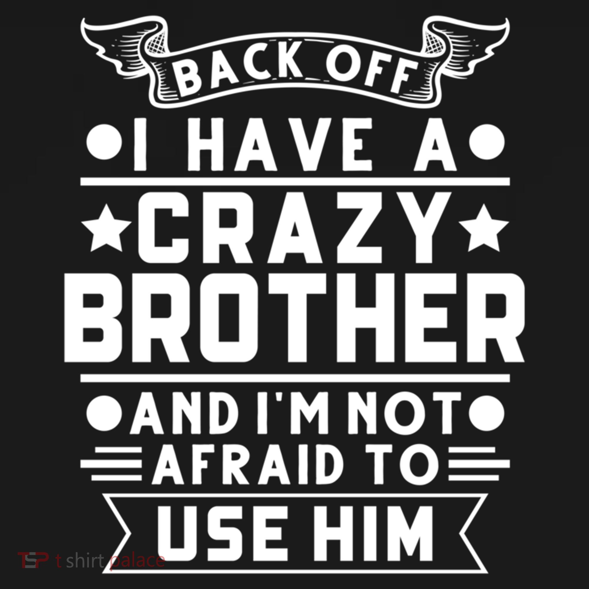 Back Off I Have A Crazy Brother Family Gift Women's Hoodie