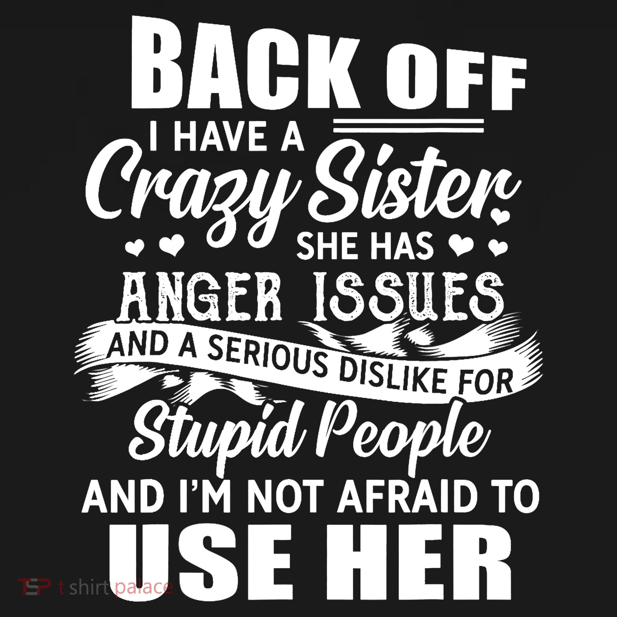 Back Off I Have A Crazy Sisters Brothers Boy Girl Visor