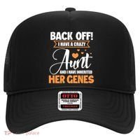 Back Off I Have A Crazy Aunt Nephew Niece Family Gift Hat thumb 0