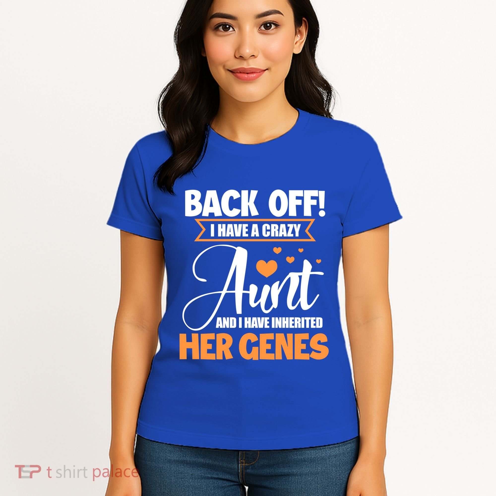 Back Off I Have A Crazy Aunt Nephew Niece Family Gift Women's T-Shirt