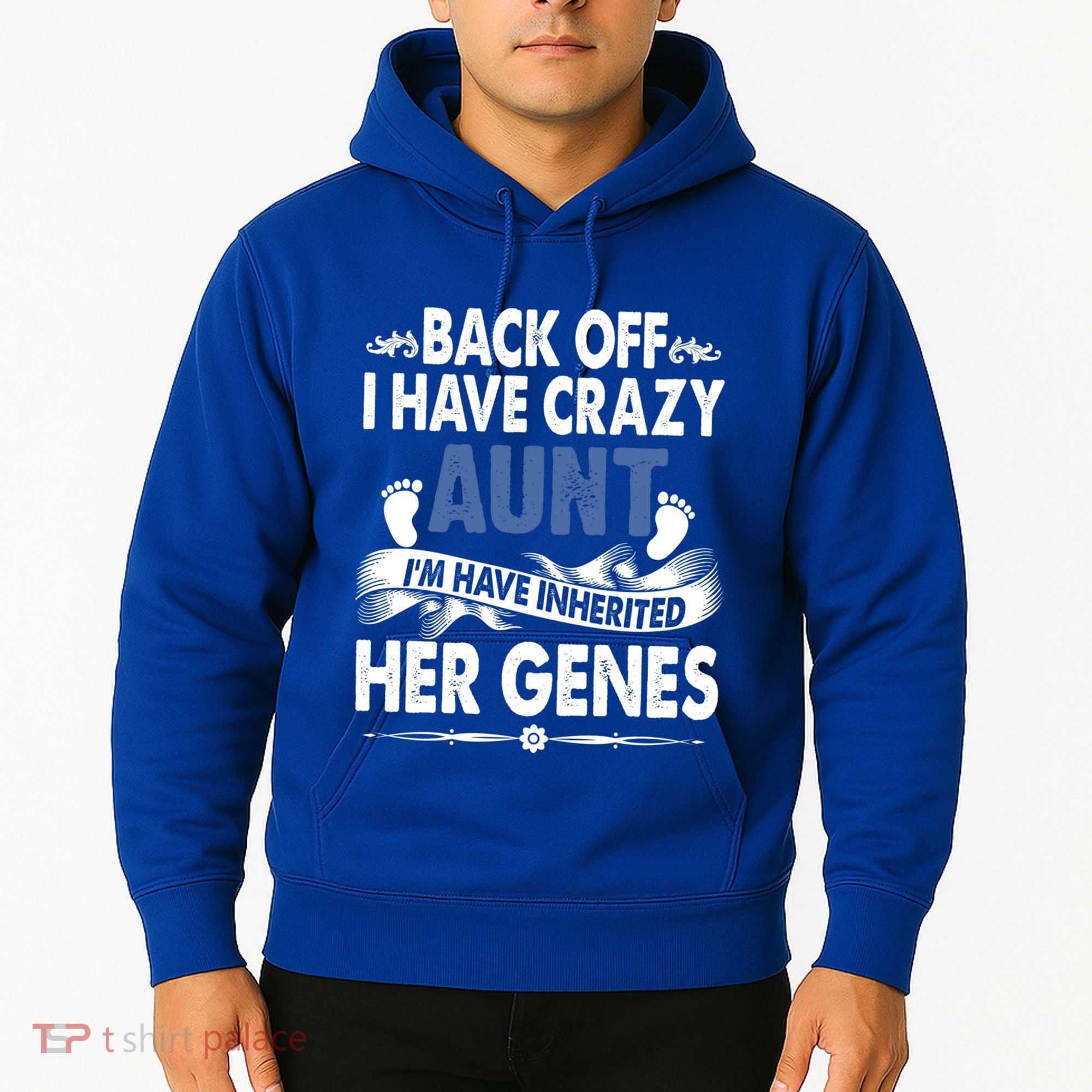 Back Off I Have A Crazy Aunt Niece Retro Aunt Gift Hoodie