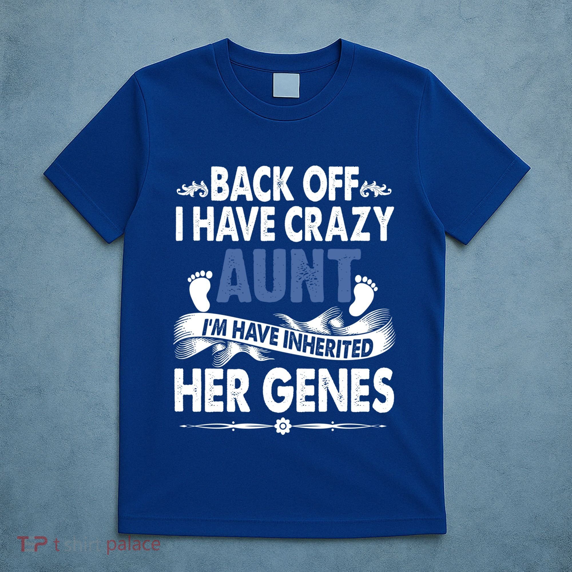 Back Off I Have A Crazy Aunt Niece Retro Aunt Gift T-Shirt