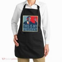 Barack Obama Is My President Apron thumb 2