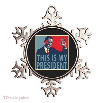 Barack Obama Is My President Ornament