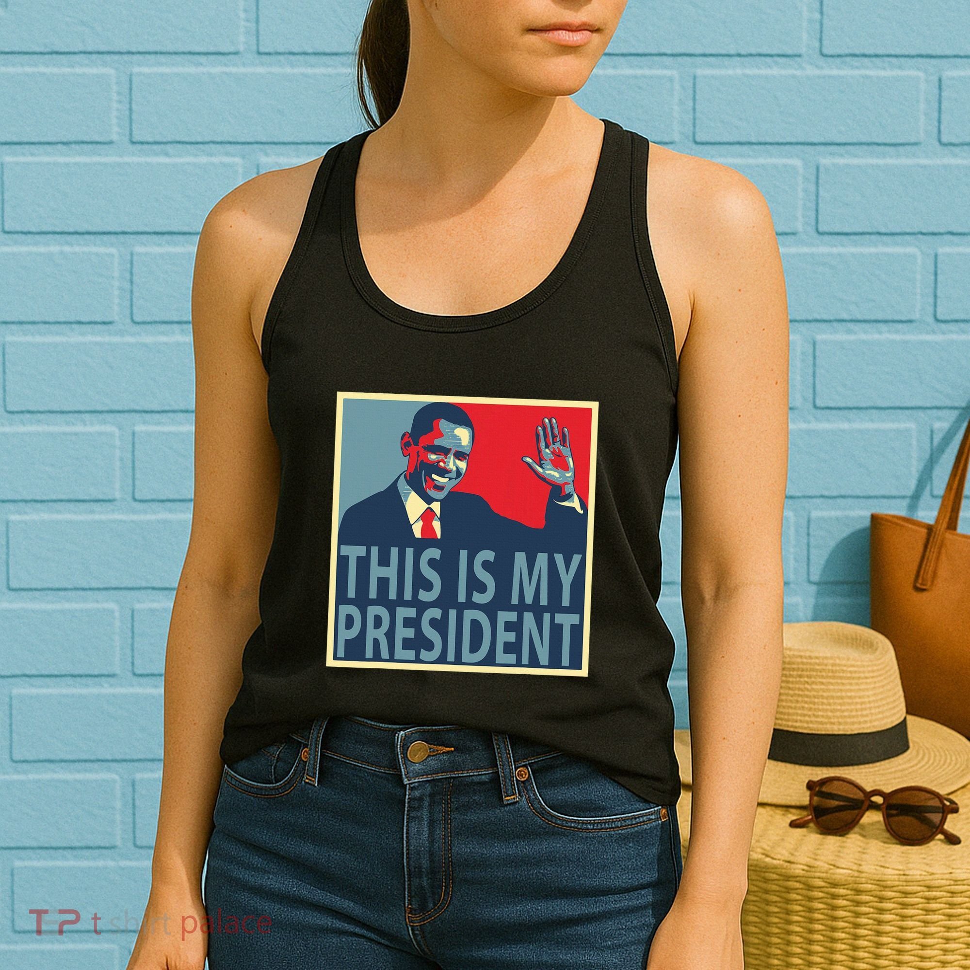 Barack Obama Is My President Women's Tank Top