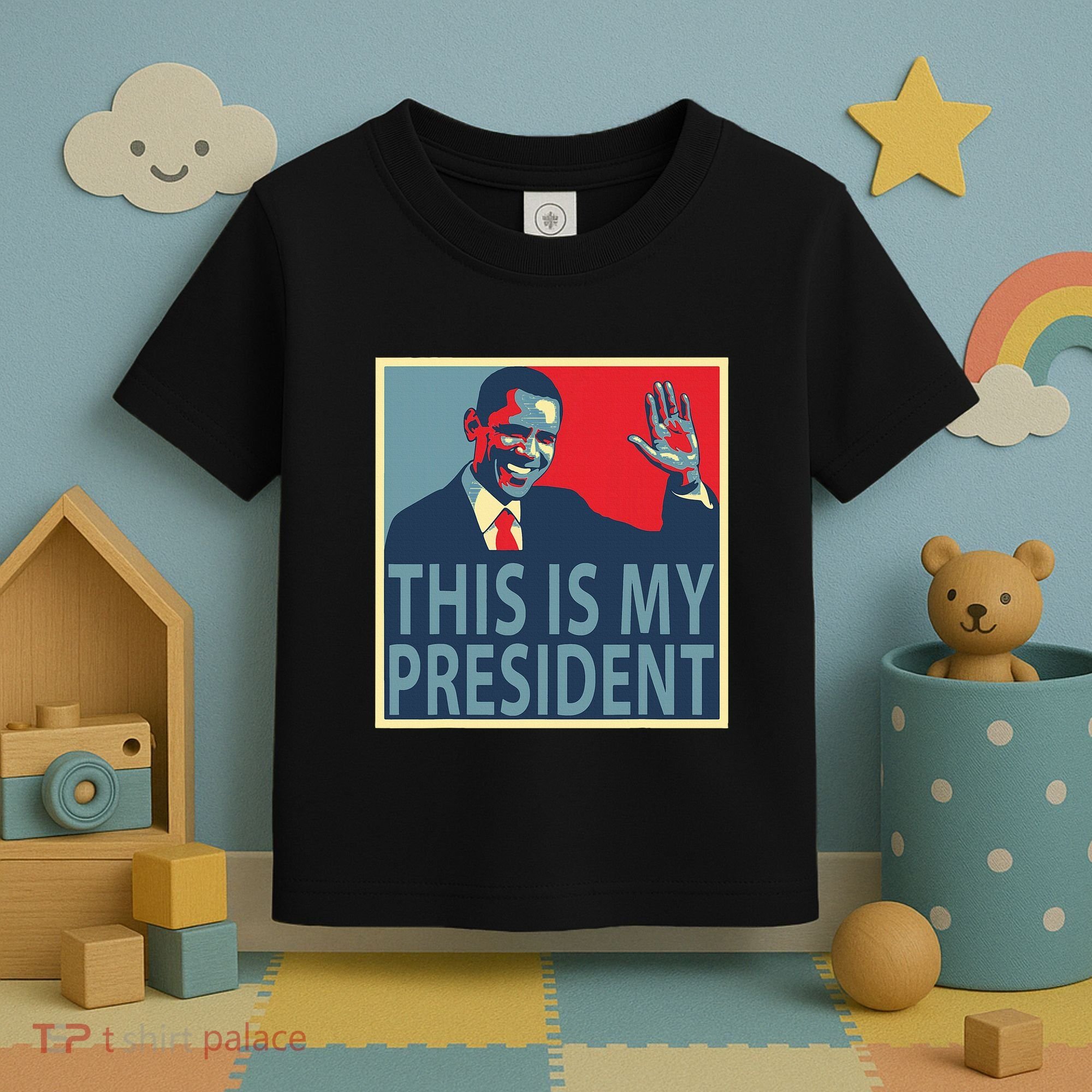 Barack Obama Is My President Toddler T-Shirt