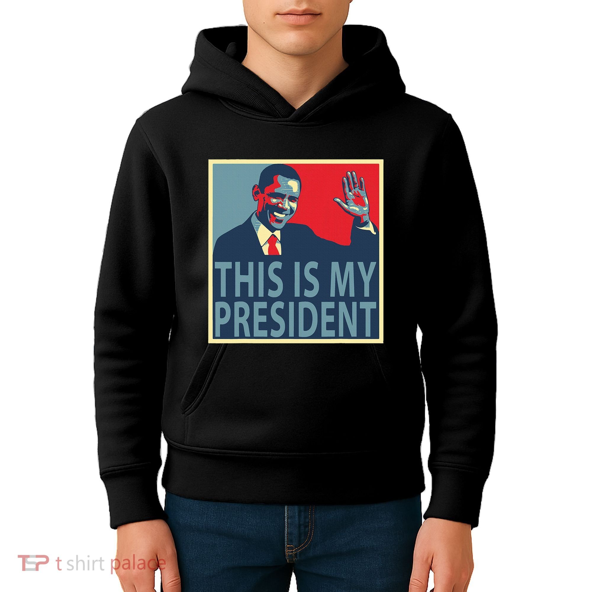 Barack Obama Is My President Kids Hoodie