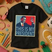 Barack Obama Is My President Kids T-Shirt thumb 3