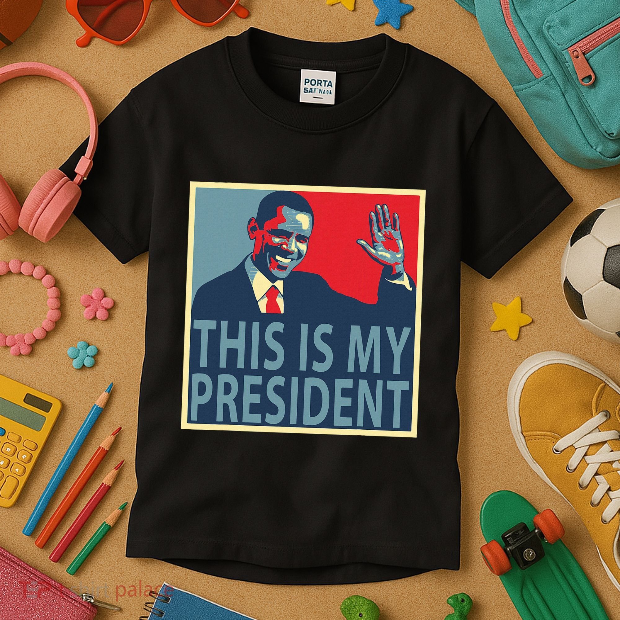 Barack Obama Is My President Kids T-Shirt