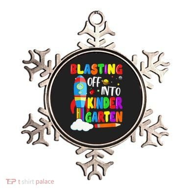 Blasting Off Into Kindergarten Funny Back To School Ornament
