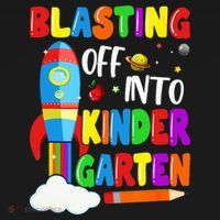 Blasting Off Into Kindergarten Funny Back To School Women's Tank Top thumb 5