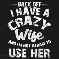 Back Off I Have A Crazy Wife Gift Women's Hoodie thumb 2
