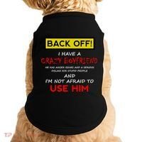 Back Off I Have A Crazy Friend Gift Friend Doggie Tank thumb 0