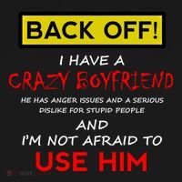 Back Off I Have A Crazy Friend Gift Friend Backpack thumb 2