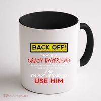 Back Off I Have A Crazy Friend Gift Friend Coffee Mug thumb 1