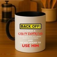Back Off I Have A Crazy Friend Gift Friend Coffee Mug thumb 4