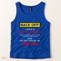 Back Off I Have A Crazy Friend Gift Friend Tank Top thumb 2