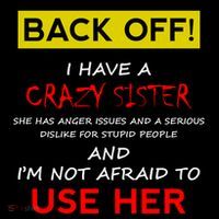 Back Off I Have A Crazy Sister Gift Brother Gift Coffee Mug thumb 5