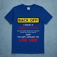 Back Off I Have A Crazy Sister Gift Brother Gift T-Shirt thumb 5