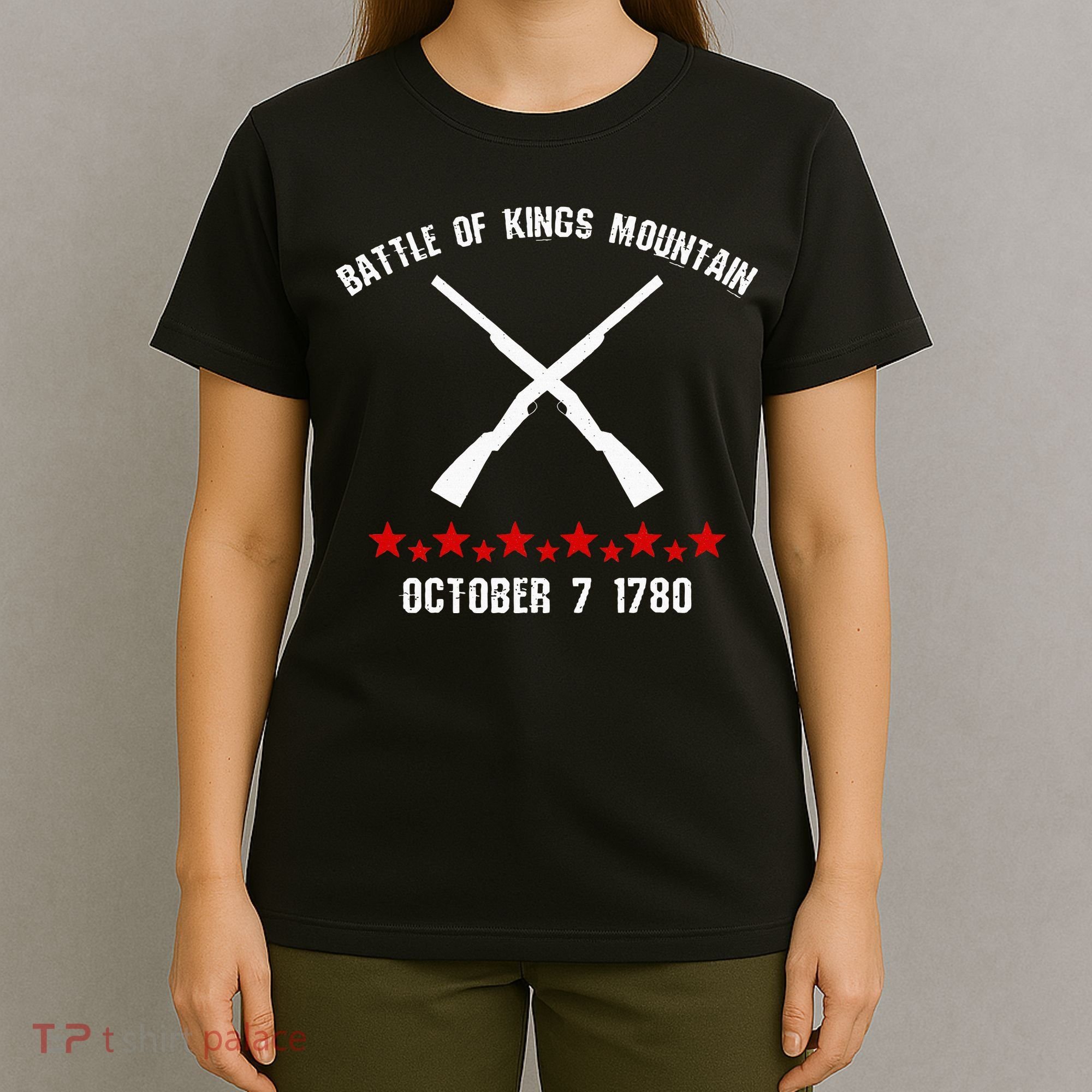 Battle Of Kings Mountain Revolutionary War 1780 Reenactor T-Shirt