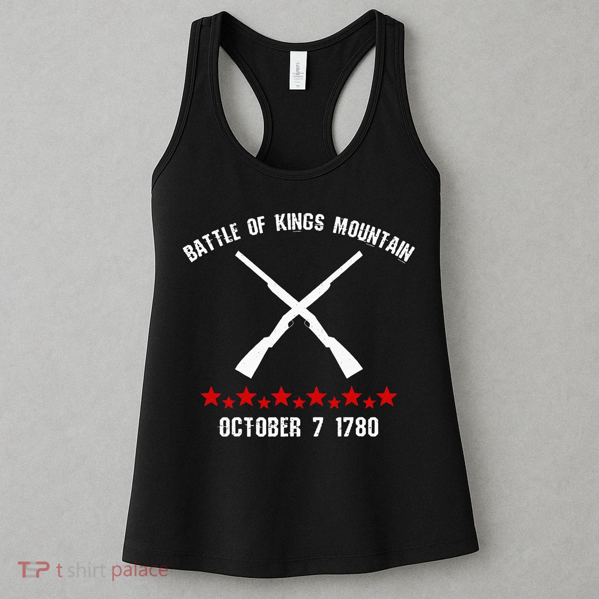 Battle Of Kings Mountain Revolutionary War 1780 Reenactor Women's Tank Top