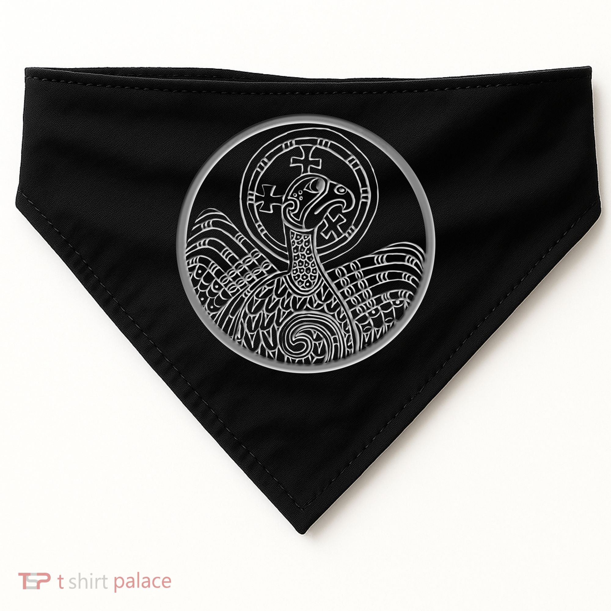 Book Of Kells Legend For St Patrick's Day Irish Celtic Knot Gift USA-Made Doggie Bandana