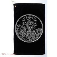 Book Of Kells Legend For St Patrick's Day Irish Celtic Knot Gift Golf Towel thumb 0