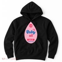 Baby Oil Lazy Funny Costume Ideas Hoodie thumb 0