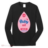 Baby Oil Lazy Funny Costume Ideas Long Sleeve Shirt thumb 0