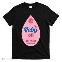 Baby Oil Lazy Funny Costume Ideas T-Shirt thumb 0