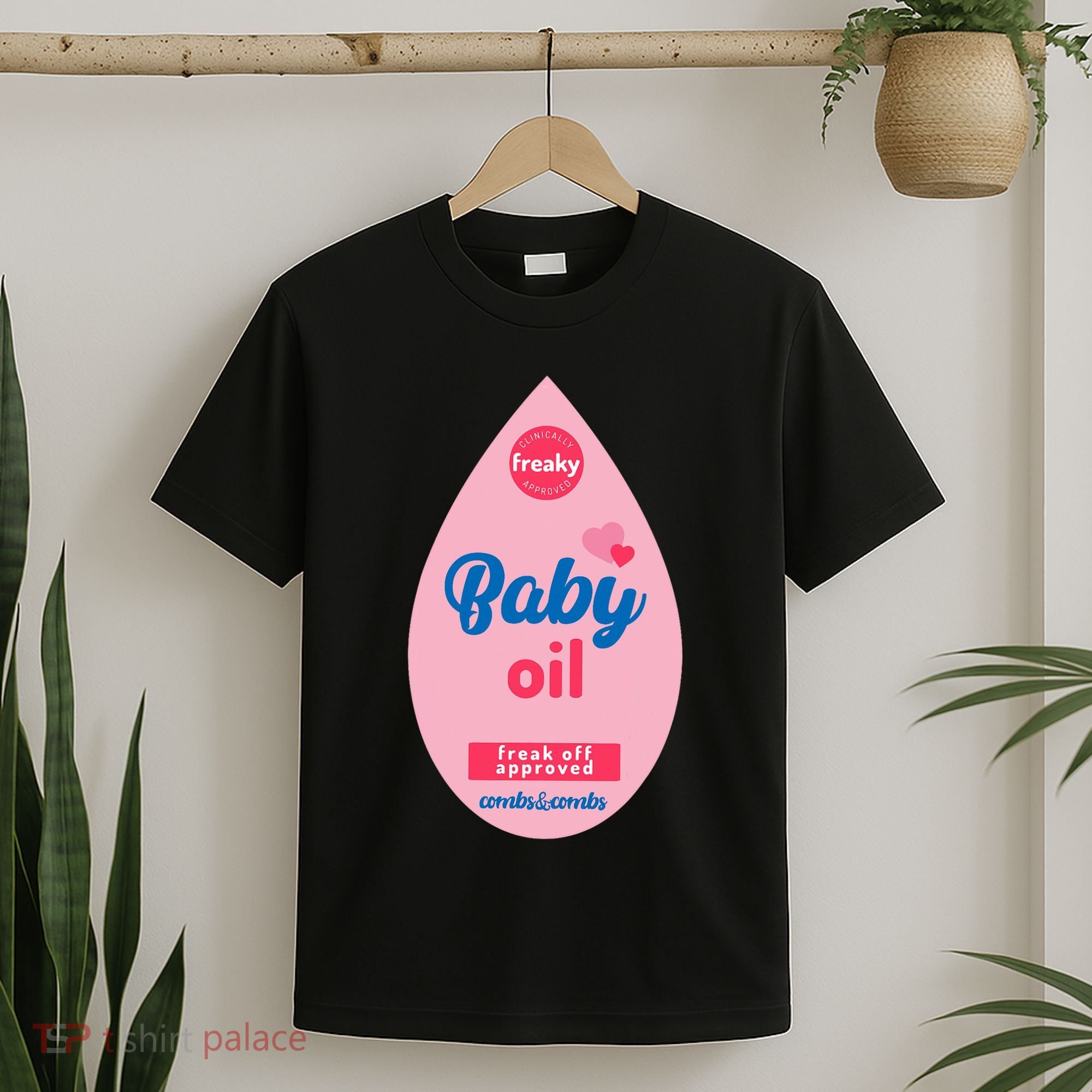 Baby Oil Lazy Funny Costume Ideas T-Shirt